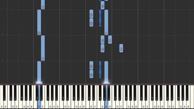 The Stranglers Golden Brown - Synthesia Piano смотреть онлайн