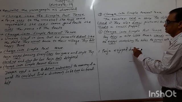 STD-10 English Lecture -19 THE SIMPLE PAST TENSE смотреть онлайн