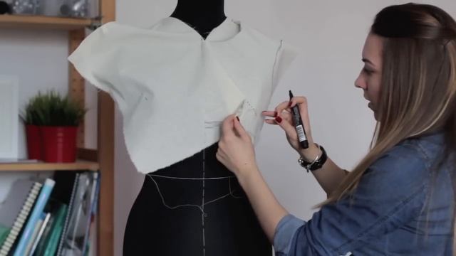 Сложная выкройка. Метод Наколки. Как сделать? смотреть онлайн