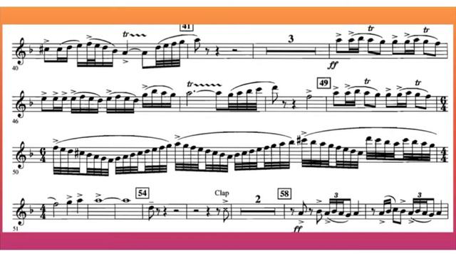 Arabesque Samuel R. Hazo alto saxophone 32nd note run. смотреть онлайн