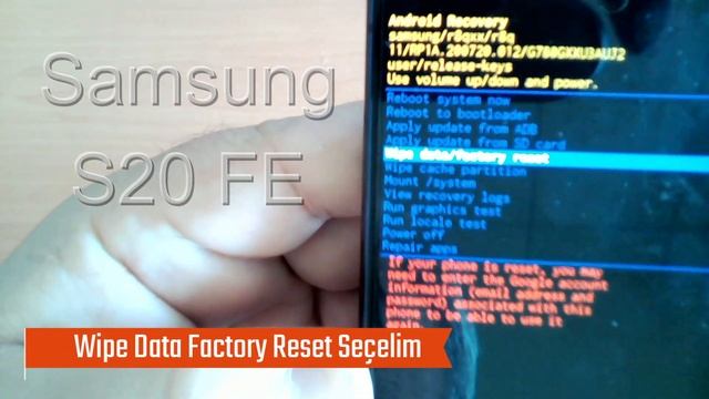 Samsung S20 FE nasıl sıfırlanır Fabrika Ayarlarına nasıl dönülür. How to hard reset Samsung S20 FE смотреть онлайн