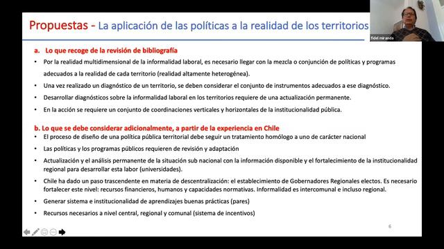 Presentación Felipe Livert Y Fidel Miranda – Seminario Internacional Sobre Informalidad Laboral