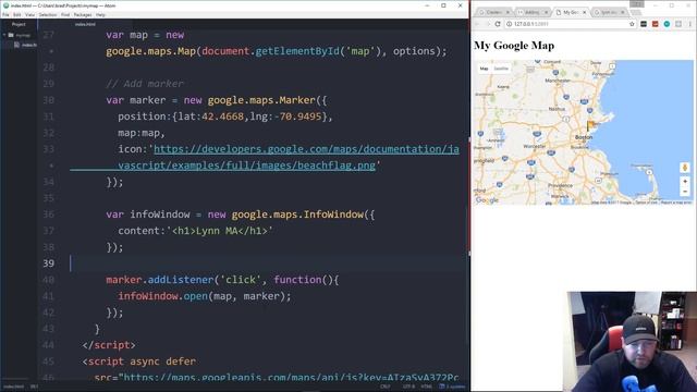 Google Maps JavaScript API Tutorial смотреть онлайн
