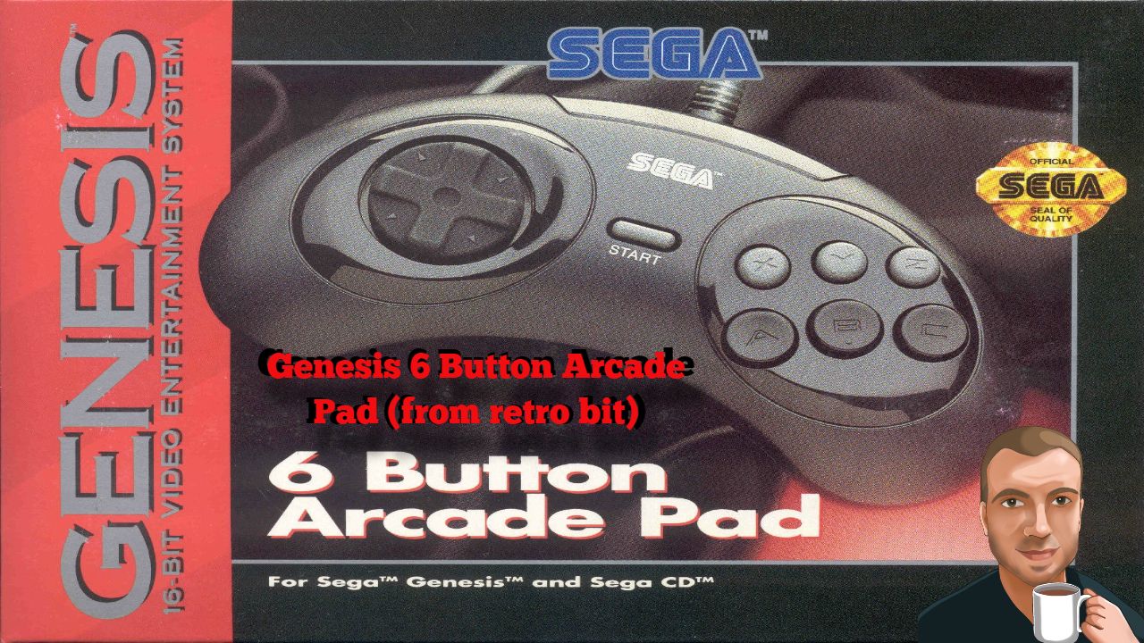 Genesis 6 Button Arcade Pad (from retro bit) смотреть онлайн