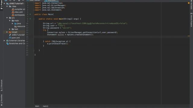 Quick Tutorial #1: How to Connect a MySQL Database in Java JDBC смотреть онлайн