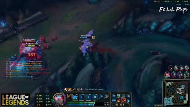 NOCTURNE MONTAGE - DELETE COMBO | Ez LoL Plays [60 FPS] смотреть онлайн