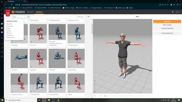 How to Import a Mixamo Animation | Blender 2.9 смотреть онлайн