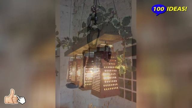 30 beautiful lamps made of old parts and wood! смотреть онлайн