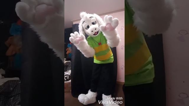 Undertale Asriel Fursuit Cosplay