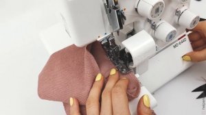 Как закончить строчку по кругу на оверлоке? //Helpersew