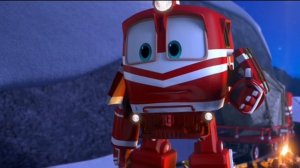 "Угарные роботы поезда" Масленица? (Бедный Джеффри, устал держать Утенка, чтобы тот не сьел блины.)