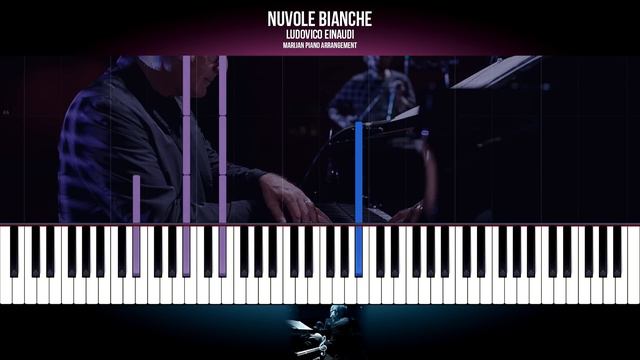 Ludovico Einaudi - Nuvole Bianche | How To Play Piano Tutorial + Sheets смотреть онлайн