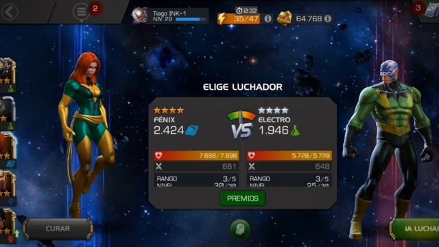 Marvel Contest of Champions / Fight - Fénix, Wasp, Joe Fixit смотреть онлайн