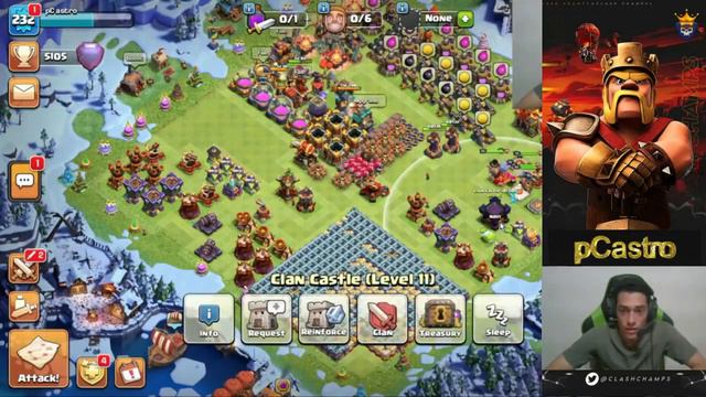Clash of Clans World Championship 2023 MVP pCastro MASTERCLASS смотреть онлайн