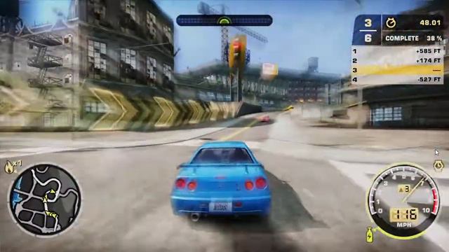NISSAN R34 SKYLINE 🥺☹️| NEED FOR SPEED: MOST WANTED REMASTERED 2022 | GAMEPLAY смотреть онлайн