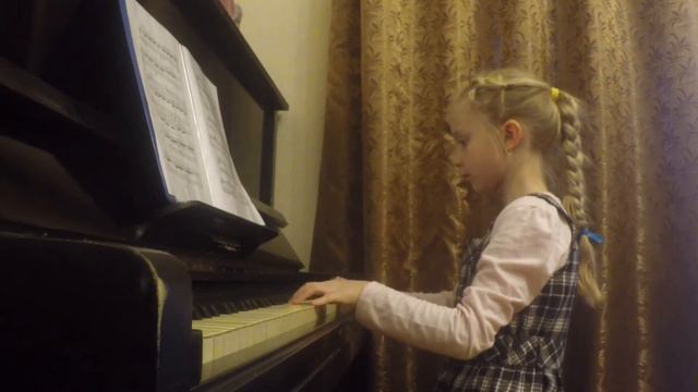 Carl Czerny - 50 little studies; Карл Черни - 50 маленьких этюдов (№1) - 7 лет смотреть онлайн