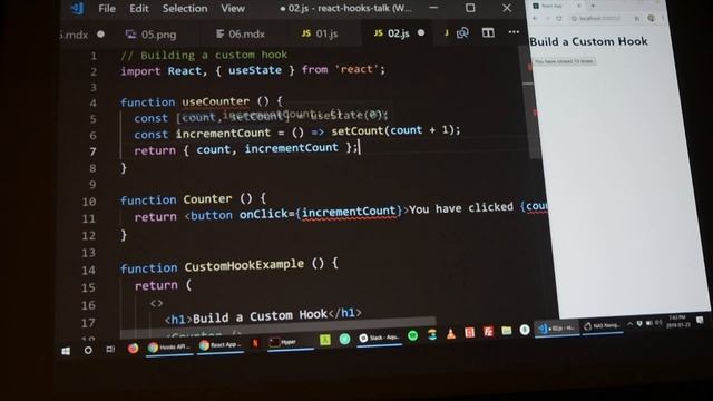 React Hooks - Curtis Cummings смотреть онлайн