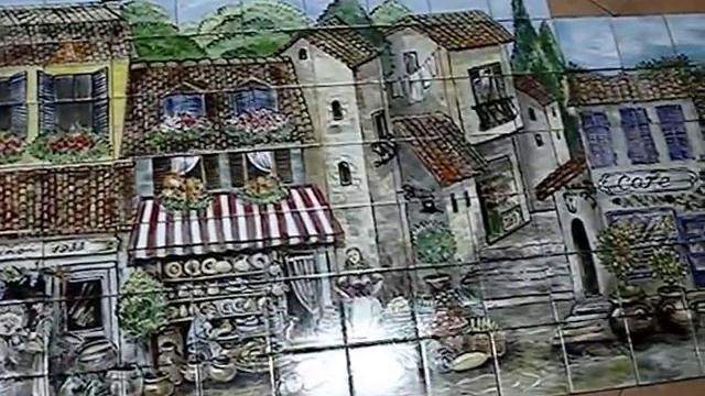 Фартук на кухню . Автор Даминова Флёра www.ArtFlera.ru смотреть онлайн