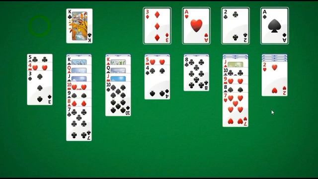 ASMR. Пасьянс косынка.