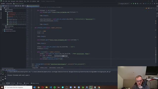 Instagram Bot: Unfollow Users, Programming with Python (2021) смотреть онлайн