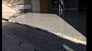 Эпоксидный наливной пол из флоков (Чипсовый ковёр)