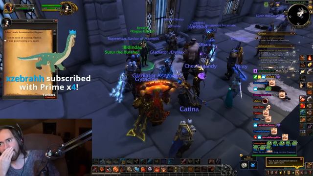 Streamers visit Reckful's tribute NPC in WoW | Asmongold, Mizkif, Nmplol, Towelliee смотреть онлайн