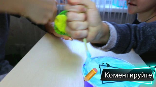 ОГРОМНЫЙ ВОЗДУШНЫЙ СЛАЙМ ИЗ КЛЕЯ! смотреть онлайн