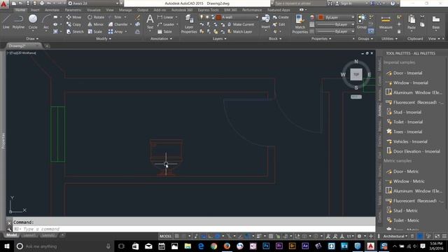 AutoCAD Complete 2d and 3d House Plan Part 1 смотреть онлайн