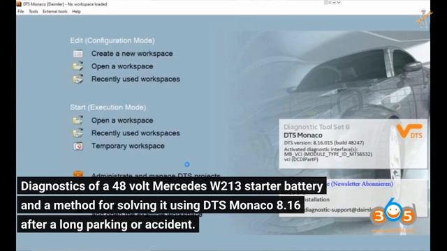 Mercedes 48V Battery Malfunction DTS Monaco Solution смотреть онлайн