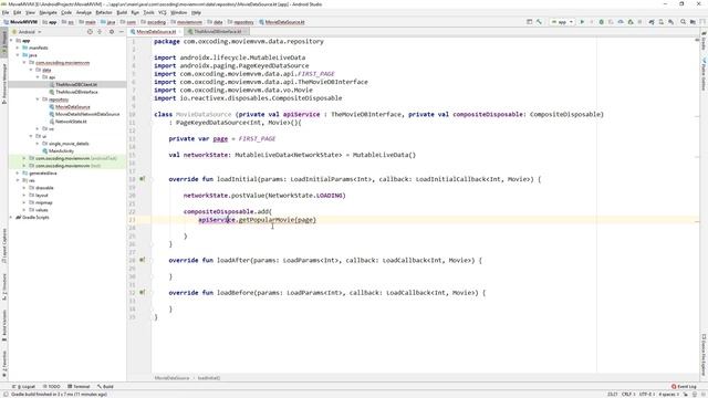 3.2 Android Movie App MVVM | Creating PageKeyedDataSource смотреть онлайн