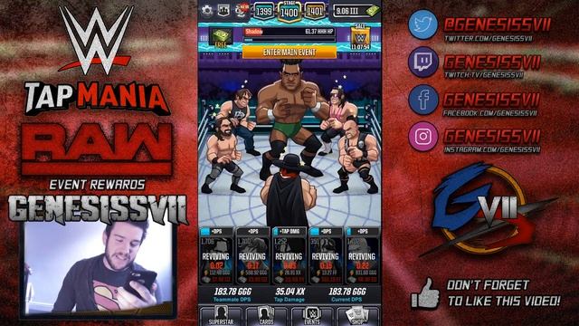 The STREAK Continues!! | RAW Event Rewards! - WWE Tap Mania смотреть онлайн