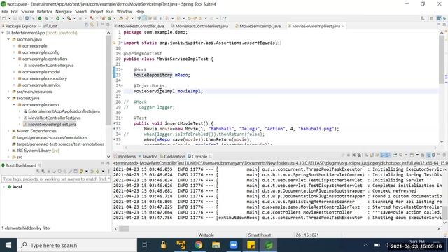 Spring boot Junit Mockito Framework смотреть онлайн