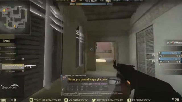 Virtus.Pro vs CW. Pasha nice moment