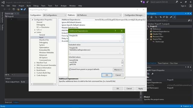 How to Set up OpenGL and GLUT in Visual Studio (C++) 2018 смотреть онлайн