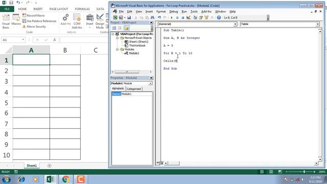 For Loop in Excel Hindi | For Loop in VBA | For Loop Kya Hota Hai смотреть онлайн