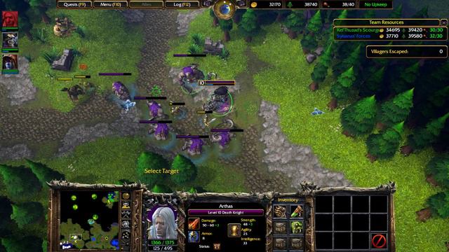 Warcraft 3 Reforged - Scourge Campaign Walkthrough - Part 1: King Arthas, Hard смотреть онлайн