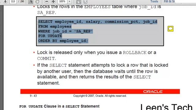 Oracle SQL 11g Tutorial in Bangla: Fundamentals#1 Lesson#9 Part#5 смотреть онлайн