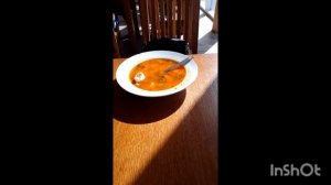 Обед в столовой пансионата Золотые пески. Абхазия 19.10.2023