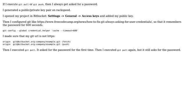 Configure git to only ask for password once with timeout смотреть онлайн