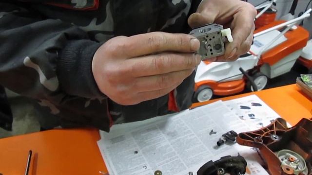 Почему мотокоса не развивает обороты? смотреть онлайн