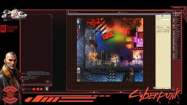 Cyberpunk Red| Fantasy Grounds Unity| Maptools Scifi смотреть онлайн