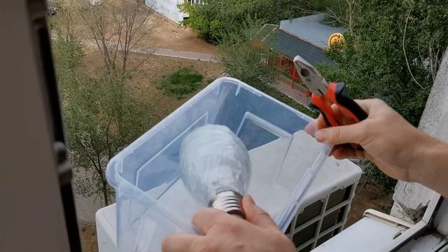 Снятие колбы с лампы ДРЛ смотреть онлайн