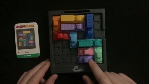 Rush Hour Puzzle Game ASMR Levels 1-10. (Soft whispering, game sounds)