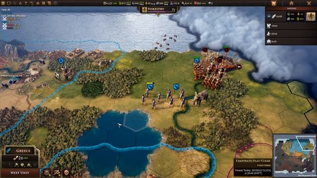 Old World: сетевая партия на четверых смотреть онлайн
