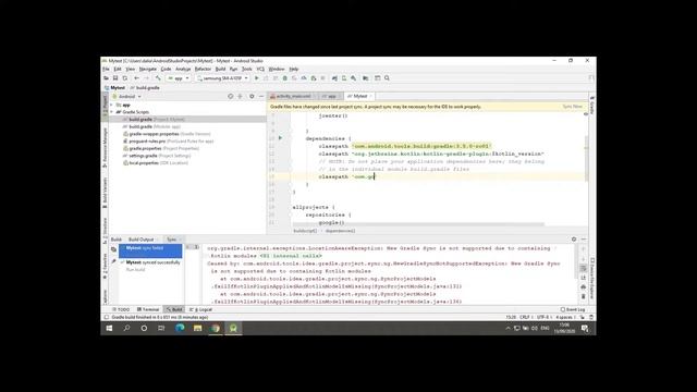 new gradle sync is not supported due to containing kotlin modules смотреть онлайн