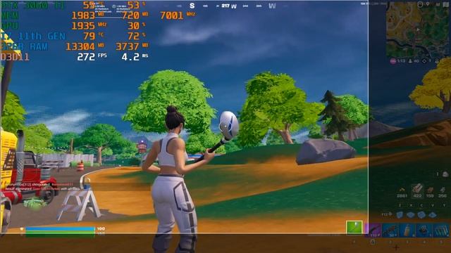 Fortnite performance mode,low meshes Rtx 3060! Core i7 11700F! Chapter 4 S2 смотреть онлайн