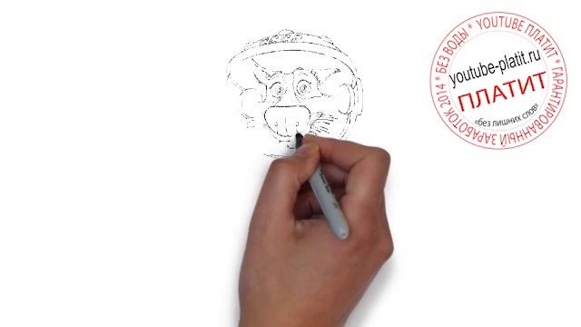 Учимся рисовать собаку Как поэтапно карандашом нарисовать злую собаку смотреть онлайн