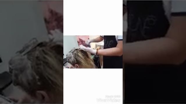 Окрашивания волос по длине!!! (Выравнивания цвета) смотреть онлайн