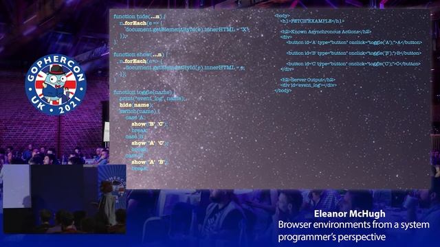 GopherCon UK 2021: Eleanor McHugh - Browser environments from a system programmer’s perspective