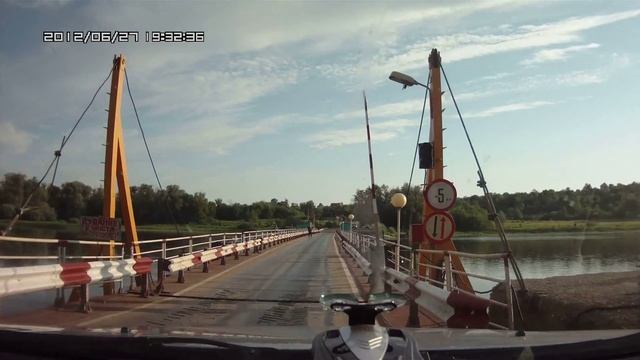 Понтонный мост через реку Дон смотреть онлайн